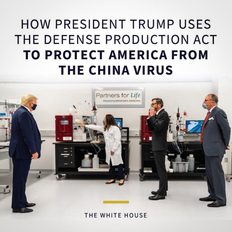 REPORT: How President Trump Uses The Defense Production Act To Protect America From The China Virus